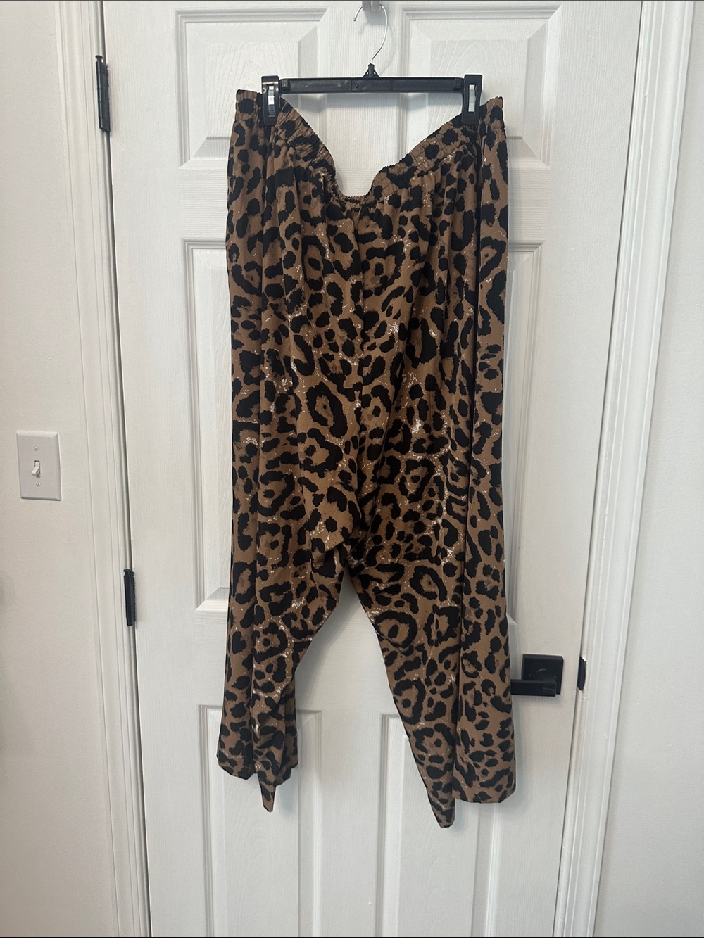 Leopard Print Wide leg Pants - worn once